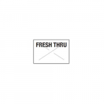 GX1812 White/Black "Fresh THRU" Label_noscript
