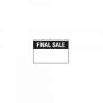 GX1812 White/Black "Final Sale" RC Label