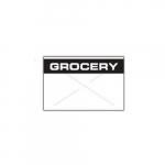 GX1812 White/Black "Grocery" RC Label