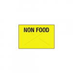 GX1812 Yellow/Black "Non Food" Label