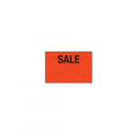 GX1812 Fluorescent Red/Black "Sale" Label