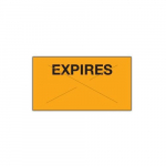 GX2212 Orange/Black "Expires" Label