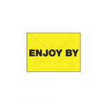 GX2216 Yellow/Black "Enjoy By" Label
