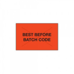GX2516 "Best Before/Batch Code" Label