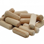 1/4" Fluted Dowel Pins, Pack of 72
