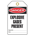 Tag Danger "Explosive Gases Present"_noscript