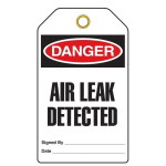 Tag Danger "Air Leak Detected"_noscript