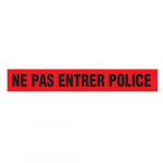 "Ne Pas Entrer Police" Barricade Tape_noscript