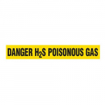 "Danger H2S Poisonous Gas" Tape