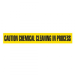 "Caution Chemical Cleaning In Process" Tape_noscript