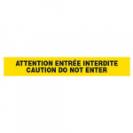 "Attention Entree Interdite / Caution ..." Tape_noscript