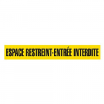 "Espace Restreint-Entree Interdite" Barricade Tape_noscript