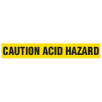 "Caution Acid Hazard" Barricade Barricade Tape
