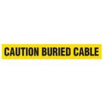 "Caution Buried Cable" Barricade Tape_noscript