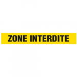 "Zone Interdite" Barricade Tape_noscript