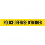 "Police Defense D Entrer" Barricade Tape_noscript