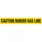 "Caution Buried Gas Line" Barricade Tape