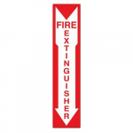 Sign Fire "Fire Extinguisher", 4" x 18"_noscript
