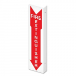 Sign Fire "Fire Extinguisher", Projected, 4" x 18"_noscript