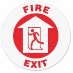 Fire Exit Floor Sign_noscript