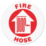 Fire Hose Floor Sign_noscript