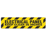 Floor Sign "Electrical Panel - Keep Clear"_noscript