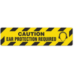 Floor Sign "Caution - Ear Protection Required"_noscript