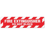 Floor Sign "Fire Extinguisher - Do Not Block"_noscript