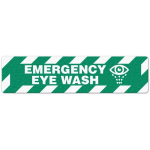 Floor Sign "Emergency Eye Wash", 6" x 24"_noscript