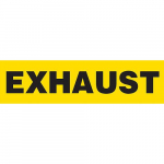 "Exhaust" Adhesive Vinyl Pipe Marker