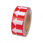 2" x 108' Red/White Directional Arrow Tape_noscript