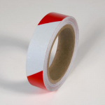 1" x 150' Engineer Grade Reflective Red/White Tape_noscript
