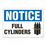 Vinyl Sign "Full Cylinders" 7" x 10"_noscript
