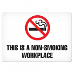 7" x 10" Plastic Sign "This is a Non-Smoking..."