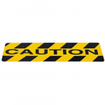 Gator Grip 6" x 24" Anti-Slip Cleat: "Caution"_noscript