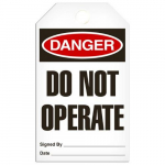 Tag "Danger - Do Not Operate", 3.375" x 5.75"_noscript