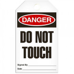 Tag "Danger - Do Not Touch", 3.375" x 5.75"_noscript