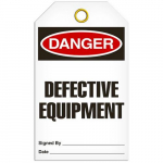 Tag "Danger - Defective Equipment"_noscript