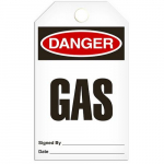 Tag "Danger - Gas", 3.375" x 5.75"_noscript