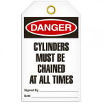 Tag "Danger - Cylinders Must be Chained at Al..."_noscript