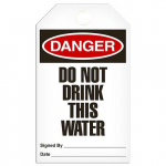 Tag "Danger - Do Not Drink this Water"_noscript