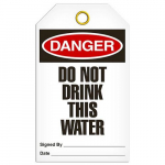 Tag "Danger - Do Not Drink this Water"_noscript
