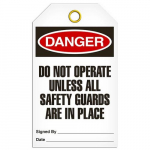 Tag "Danger - Do Not Operate Unless All Safet..."_noscript