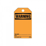 Tag "Warning - Blank", 3.375" x 5.75"