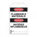 Danger Tag "Flammable Material", Poly Tag_noscript