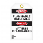Danger Tag "Flammable Material", Rigid Duraply_noscript