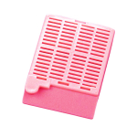 Cassette Tissue Embedding with Attached Lid 35 deg, Pink_noscript
