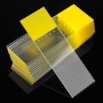 Microscope Slides Dia-mond White Glass 25x75mm, Yellow_noscript