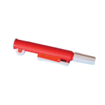 Pipette Filler, Quick-Release for up to 25mL Pipettes, Red_noscript