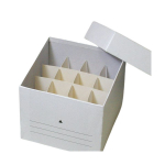 Cardboard Storage Box 16-Place (4x4 Format), White_noscript